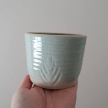 Load image into Gallery viewer, Carved Mint planter