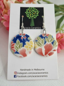 Floral Dangle Earrings - Medium