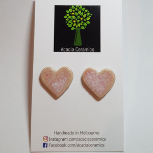 Star Dust Heart Earrings