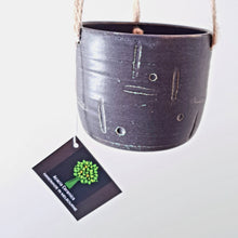 Load image into Gallery viewer, Industrial  Carved Hanging Planter - Small
