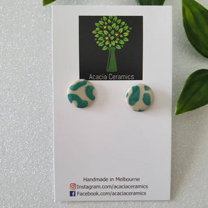 Forrest green earrings