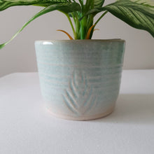 Load image into Gallery viewer, Carved Mint planter
